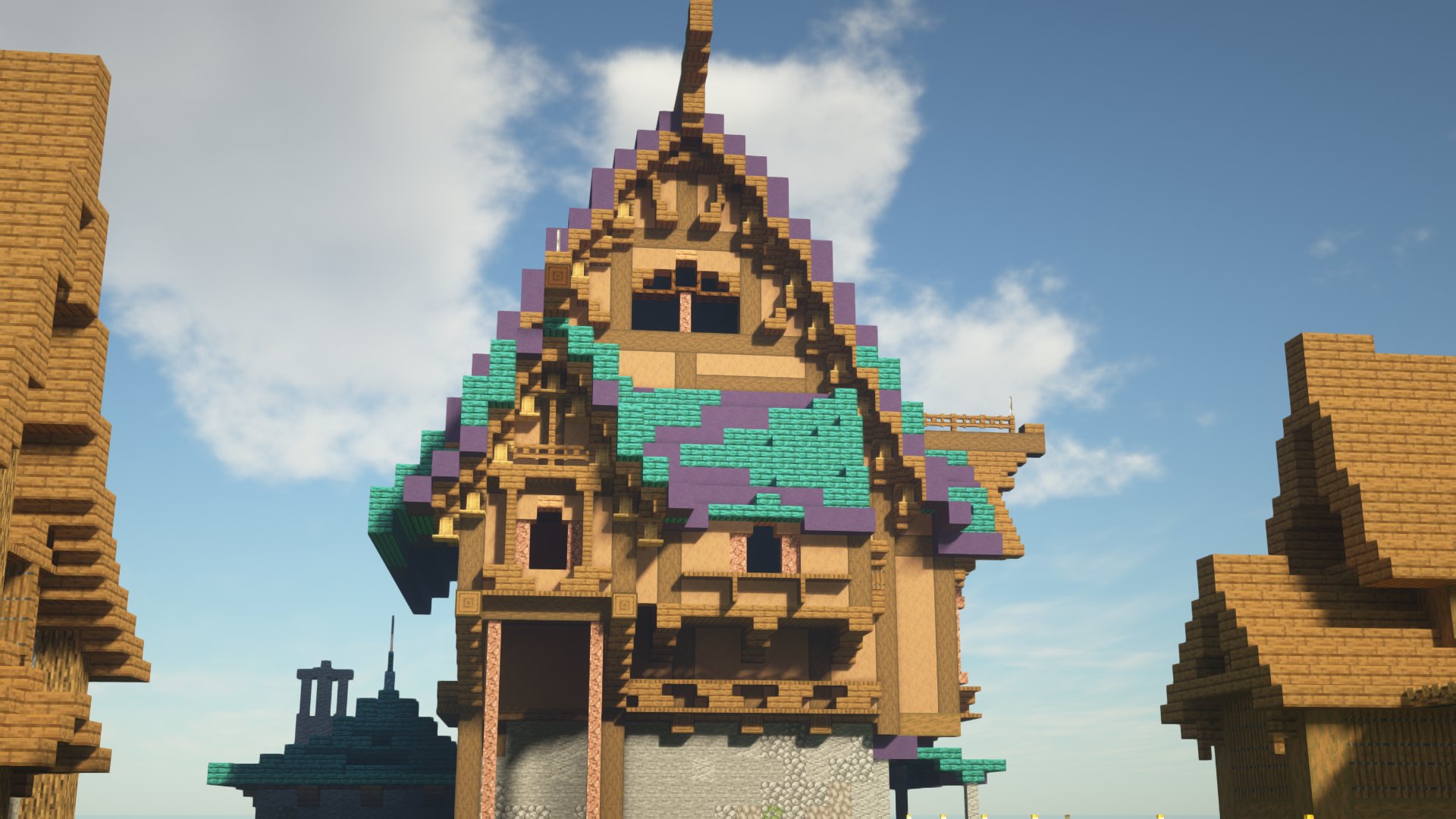Twitter 上的tswken Minecraft建筑教学 09 Fantasy House T Co Jwffj22icb Minecraftbuilds Medieval Fantasy T Co Kzwqrrcu3c Twitter
