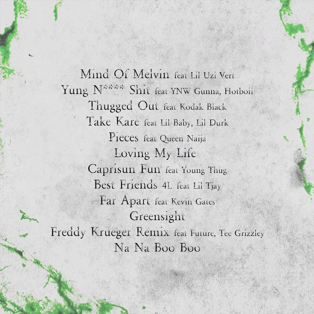 YNWMelly's tweet photo. Friday The 13th Melvin coming out to play 😈💜 #JustAMatterOfSlime #presave Comment what Song On The Album U Excited for, i might drop it early 🤔 https://t.co/HPNt3sHTQy