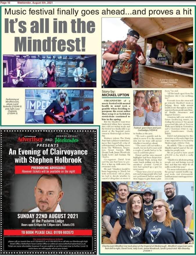 What a year it has been! We are so thankful we got to host MindFest 2021, which was a hit! Thanks to everyone that attended.