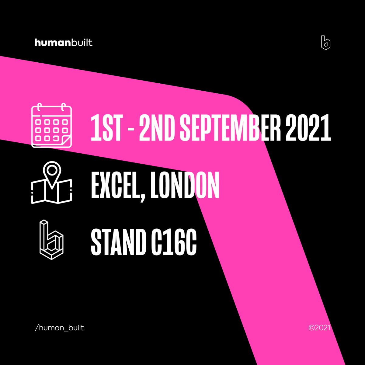 human_built's tweet photo. ⏰ the count down to Mash Media International Confex is back on!

We're going to be there, so come by and say hi to Ellis Tomkins, Andrew Hickinbotham, Maxine Sykes and the rest of the team at stand C16C. It's time for a fresh perspective.

#eventprofs #eventsindustry https://t.co/fHiWxinUTQ