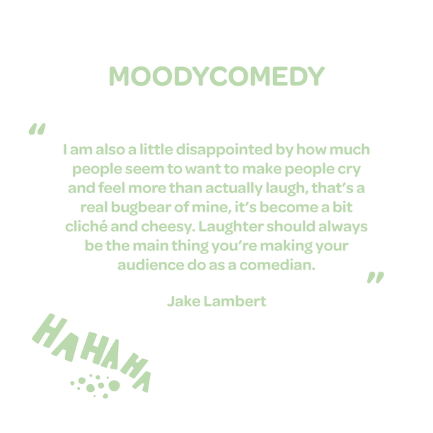 moodycomedy's tweet photo. MoodyComedy is revisiting old interviews at the moment, so here’s a snippet from an interview with Jake Lambert as part of MoodyComedy’s Edinburgh Interviews back in 2019!

Image: @JiksawTwit

#comedy #livecomedy #interview #comedyinterview #funny @LittleLostLad https://t.co/NS64XQ8Yat
