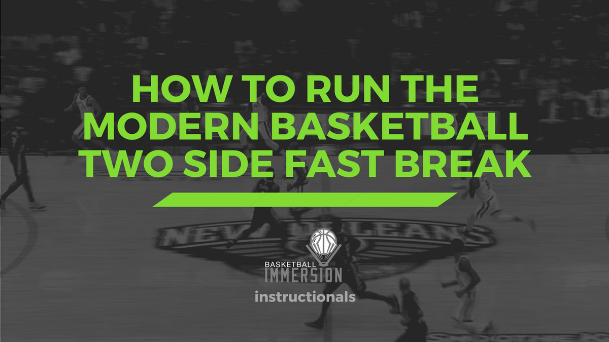 Love when you can show NBA clips to your players as examples of something you're trying to install.  These 2-sided fast break examples can augment your film session on this topic: youtube.com/watch?v=Utrj3B…
2-sided break principles and concepts here: basketballimmersion.com/modern-basketb…