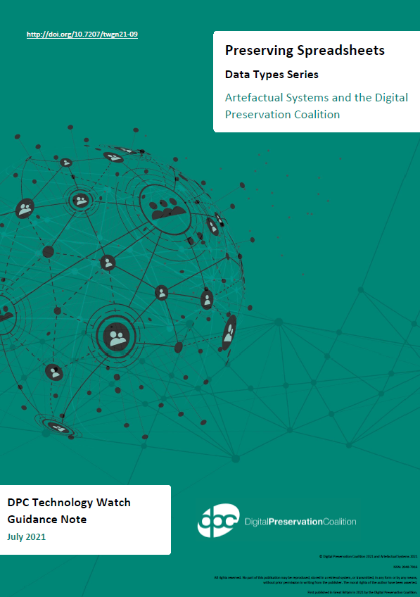 dpc_chat's tweet image. #Digipres community: the first set of our #TechWatch Guidance Notes on documents, email, spreadsheets and databases is now available on general release!

Read them now: dpconline.org/news/data-type…

#DigitalPreservation