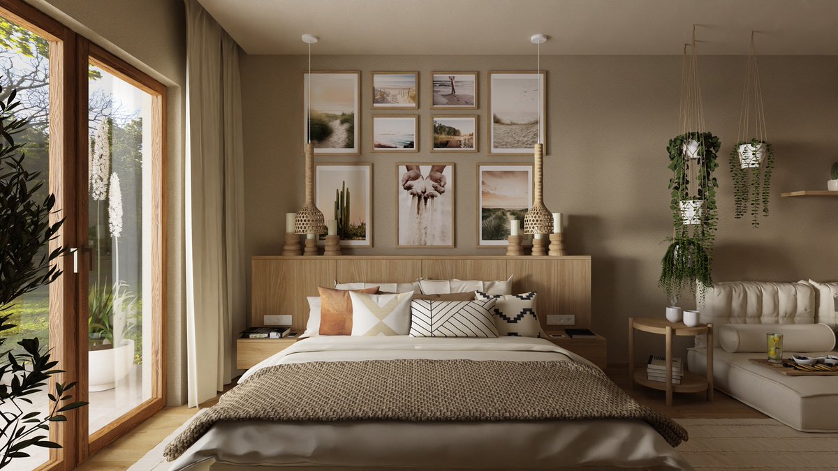 pCon_solutions's tweet image. A bedroom also as a place of retreat? 77m2 Aleksandra Kamińska - Projektowanie wnetrz has implemented a very tasteful idea for this - embedded in calm, light colours. This is where we would like to end the day now. 

#pCon #pConplanner #bedroom #loungecorner #twoinone