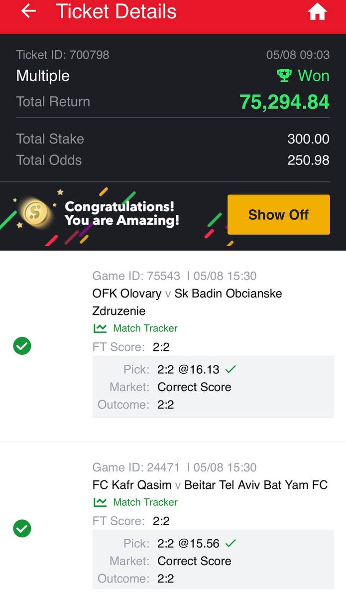 Don__33's tweet photo. @world_bet12  You are the reason for this winning .Your fixed matches made me happy.Thank u so much Sir.This was the game I bought from you today I'm very happy sir . Keep the good work going and God will continue to bless u.Wining is steady here. https://t.co/JXTnKeyE75