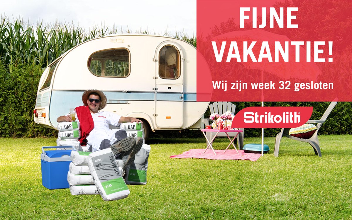 Ook het zuiden van Nederland kan vanaf vandaag gaan genieten van een welverdiende bouwvakvakantie. Voor ons het moment om een week er tussen uit te gaan. Vanaf maandag 16 augustus staan we weer voor je klaar!

Geniet van de vakantie!