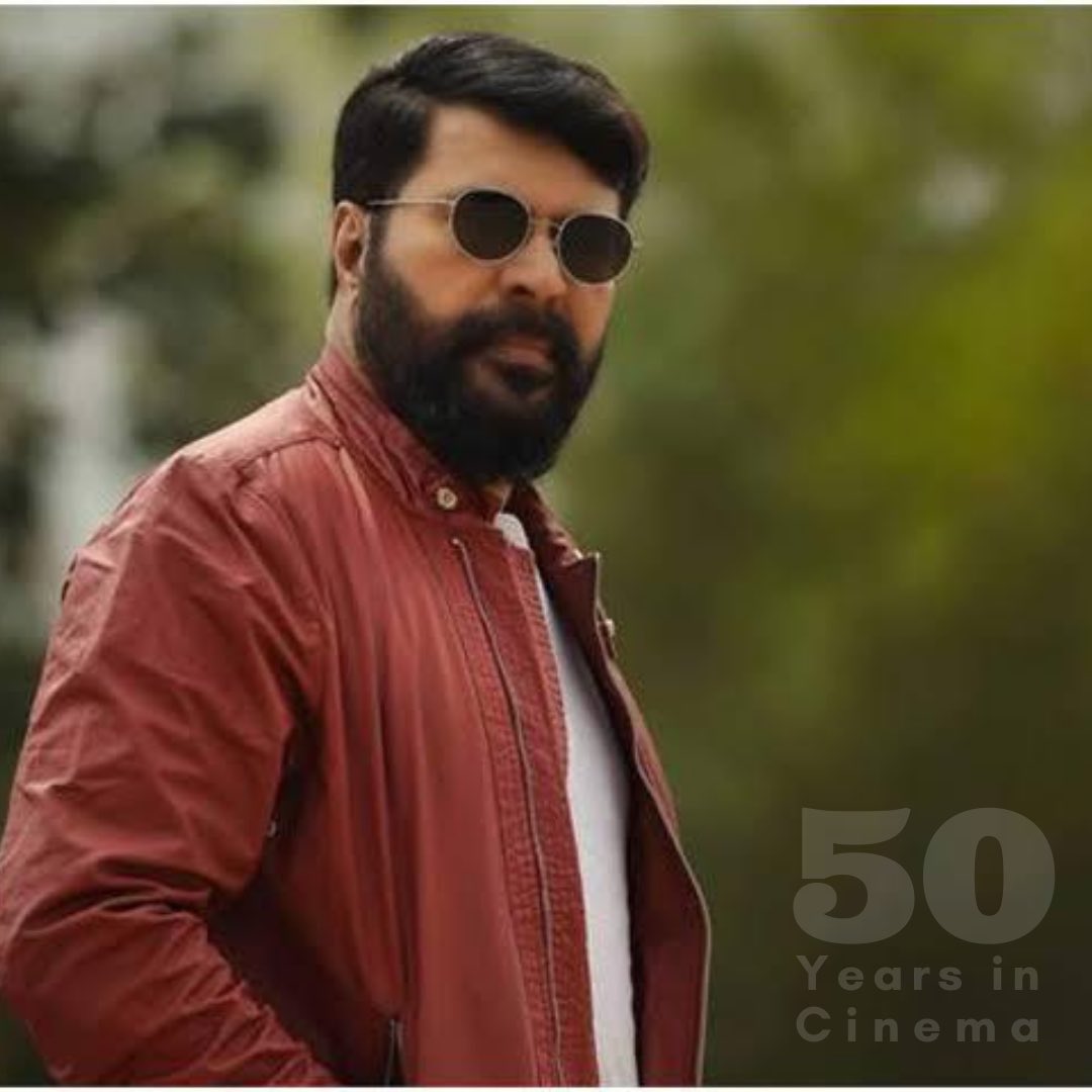NivinOfficial's tweet photo. An actor par excellence and an inspiration for many across the country. Five decades of sheer brilliance. 🎞️
@mammukka,  we love you,
— Your ardent fan!😍😍
#50YearsInMalayalamCinema #Mammootty https://t.co/JdYNOim9Vv