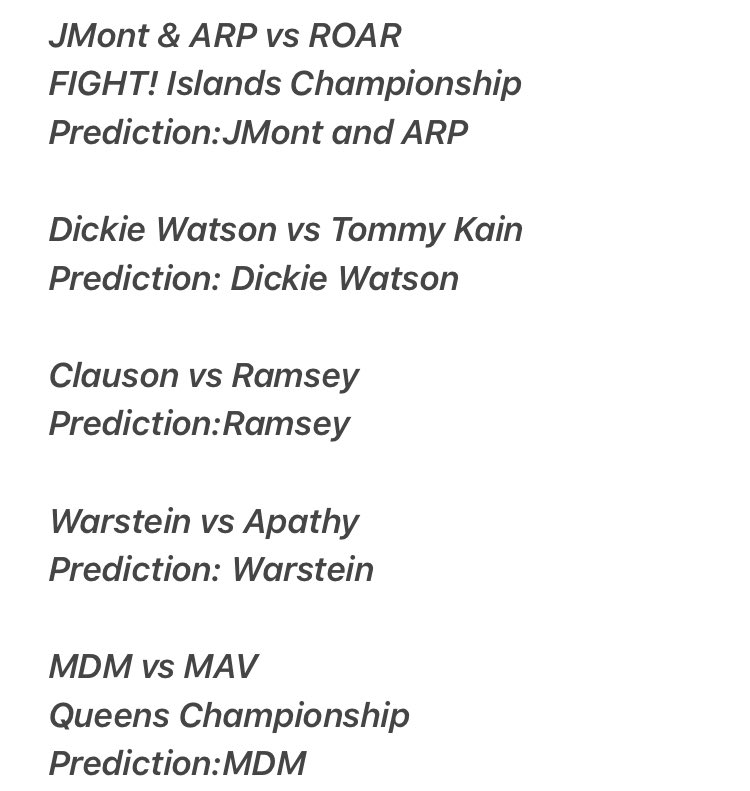 DenzelPorter4's tweet photo. #PorterPredictions @FIGHTNYC_ The Predictions for #Venom4 is in. https://t.co/s2QBFkYWQJ