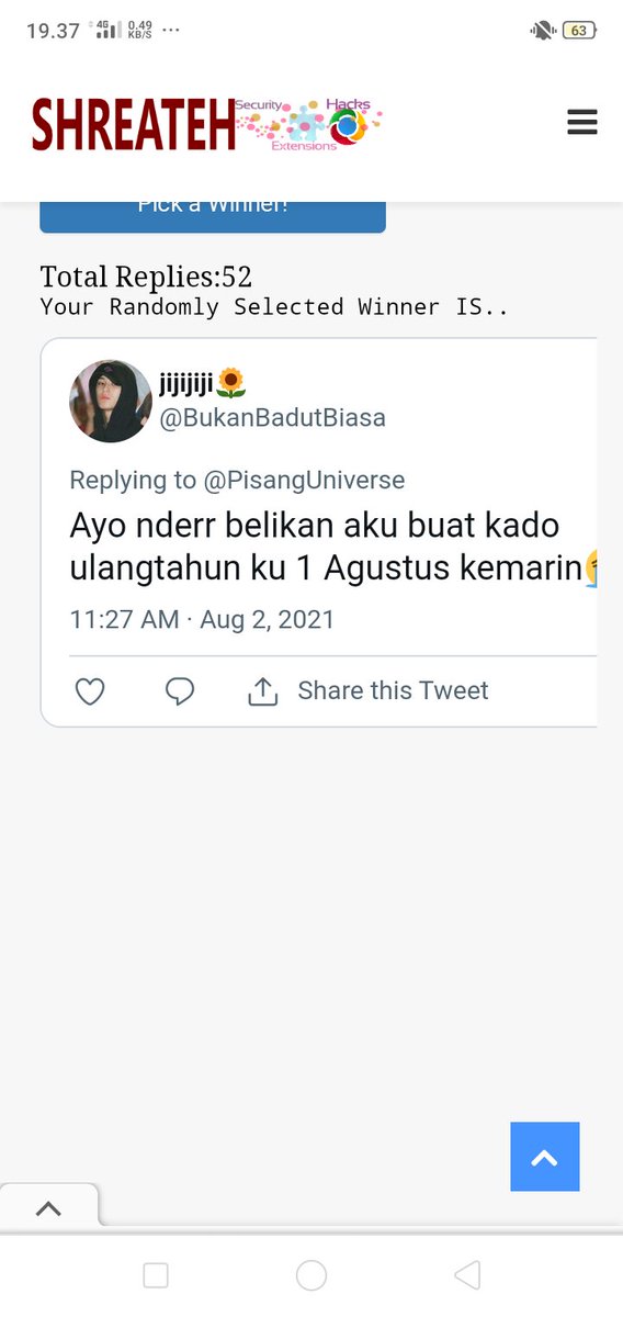 PisangUniverse's tweet photo. Sang! Selamat , silahkan liat DM https://t.co/3oHX1BVxCS
