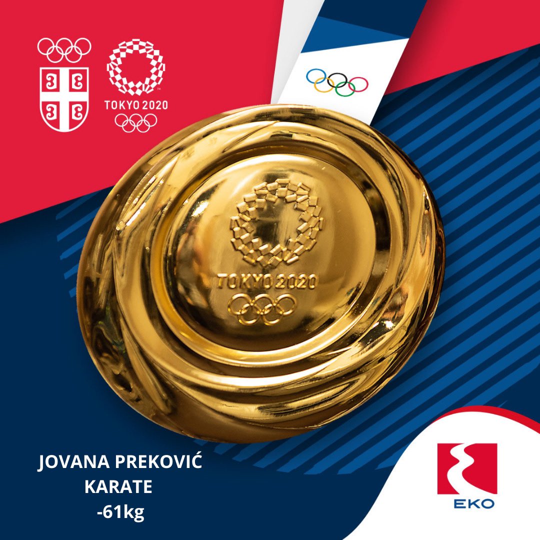 OKSrbije's tweet photo. Raduj se Srbijo, imaš još jednu OLIMPIJSKU ŠAMPIONKU!!! 🇷🇸❤️

Bravo Jovana!!! 🥇 https://t.co/qCcgd5GrLM