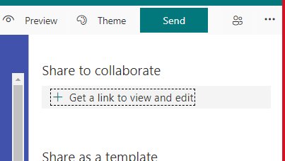 leannegreaves3's tweet image. It&apos;s the little changes that make all the difference. Now easier to send a #MicrosoftForm or click the collaborate button.