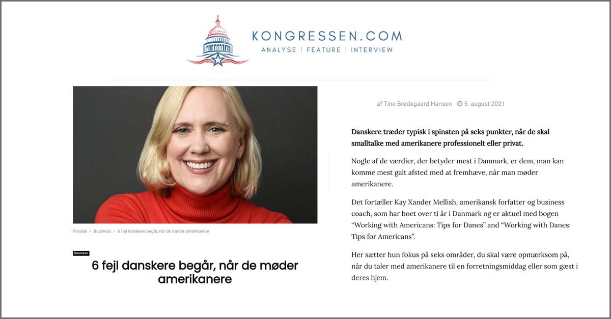 kaydenmark's tweet photo. Fun to be interviewed by https://t.co/EgZ3bnC4Mh, the Danish site focusing on US politics and business, about the 6 most frequent social faux pas Danes make when meeting Americans or visiting American homes. https://t.co/elMzcmrQAn @Kongressen https://t.co/L9IiJMrNeo