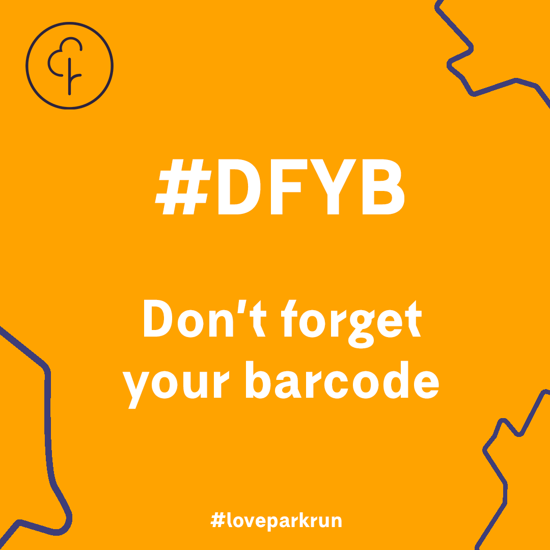 Heading to a parkrun event tomorrow?

Tag your parkrun buddy and remind them not to forget their barcode! 🚨

🌳 #loveparkrun #DFYB