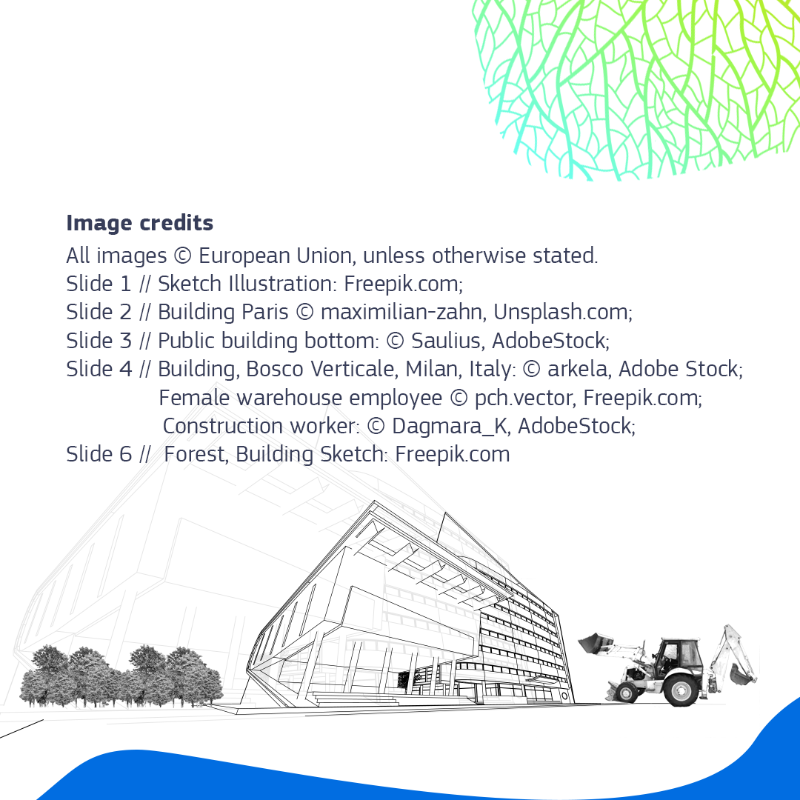 EU_Commission's tweet photo. By 2030, 49% of energy used in buildings should be from renewable sources.
Renovating our homes and buildings can help us:
⚡save energy
💼create jobs
🏙️construct cleaner and healthier cities
Check out our 2030 targets with #EUDataCrunch. ↓
#EUGreenDeal