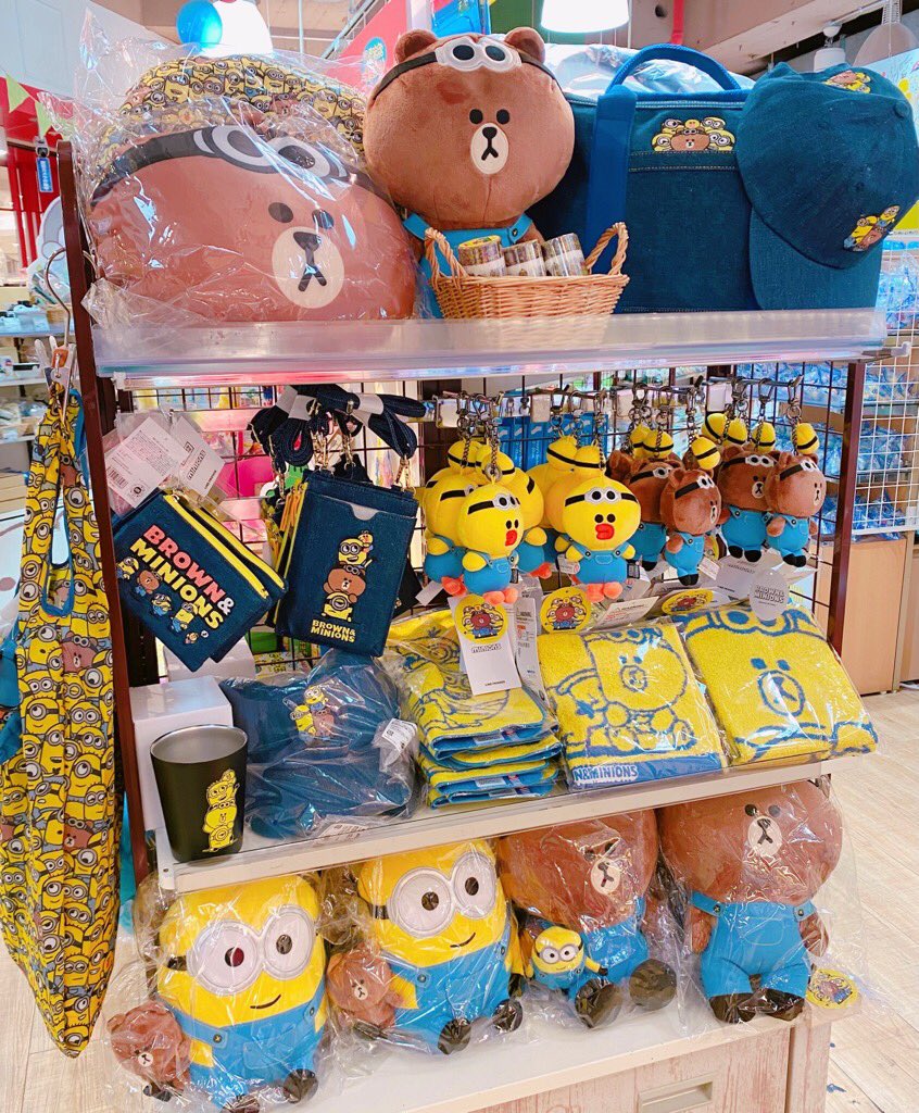 8月7日（土）より「PLAY LINE FRIENDS」にて 「ミニオンズ X BROWN