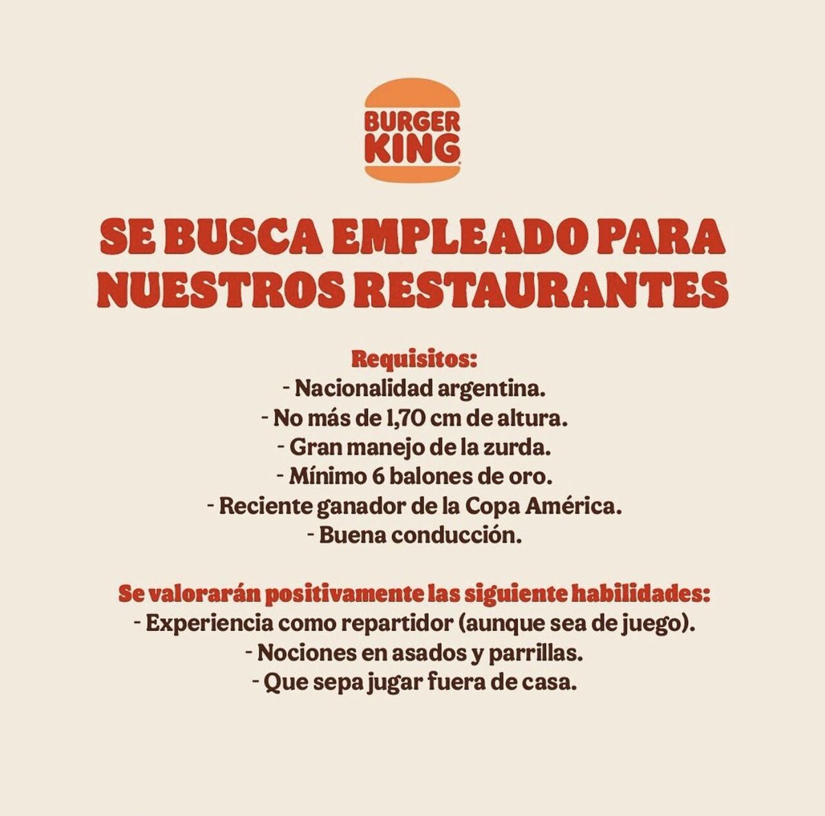 Coconut_mkt's tweet photo. Un aumento para el equipo de #marketing del @BurgerKing https://t.co/omgUmjZI82