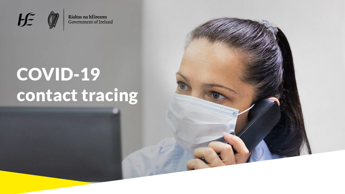 HSELive's tweet photo. If you have recieved a text to say you have #COVID19, please self-isolate, and keep your phone nearby so our contact tracers can get in touch with you, take a list of your close contacts, and explain what you need to do next. #WeCanDoThis #StaySafe https://t.co/wZqfWooHa8