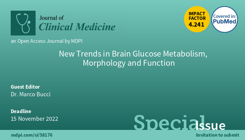 MarcoBucci10's tweet photo. #mdpijcm
#SpecialIssue New Trends in Brain Glucose Metabolism, Morphology and Function
https://t.co/Kp44vWzvgE
Submit your manuscripts before 15 November 2022!

#brain 
#glucosemetabolism
#positronemissiontomography #magneticresonance
#BrainFunction #BrainMorphology https://t.co/9IdG95q7qk