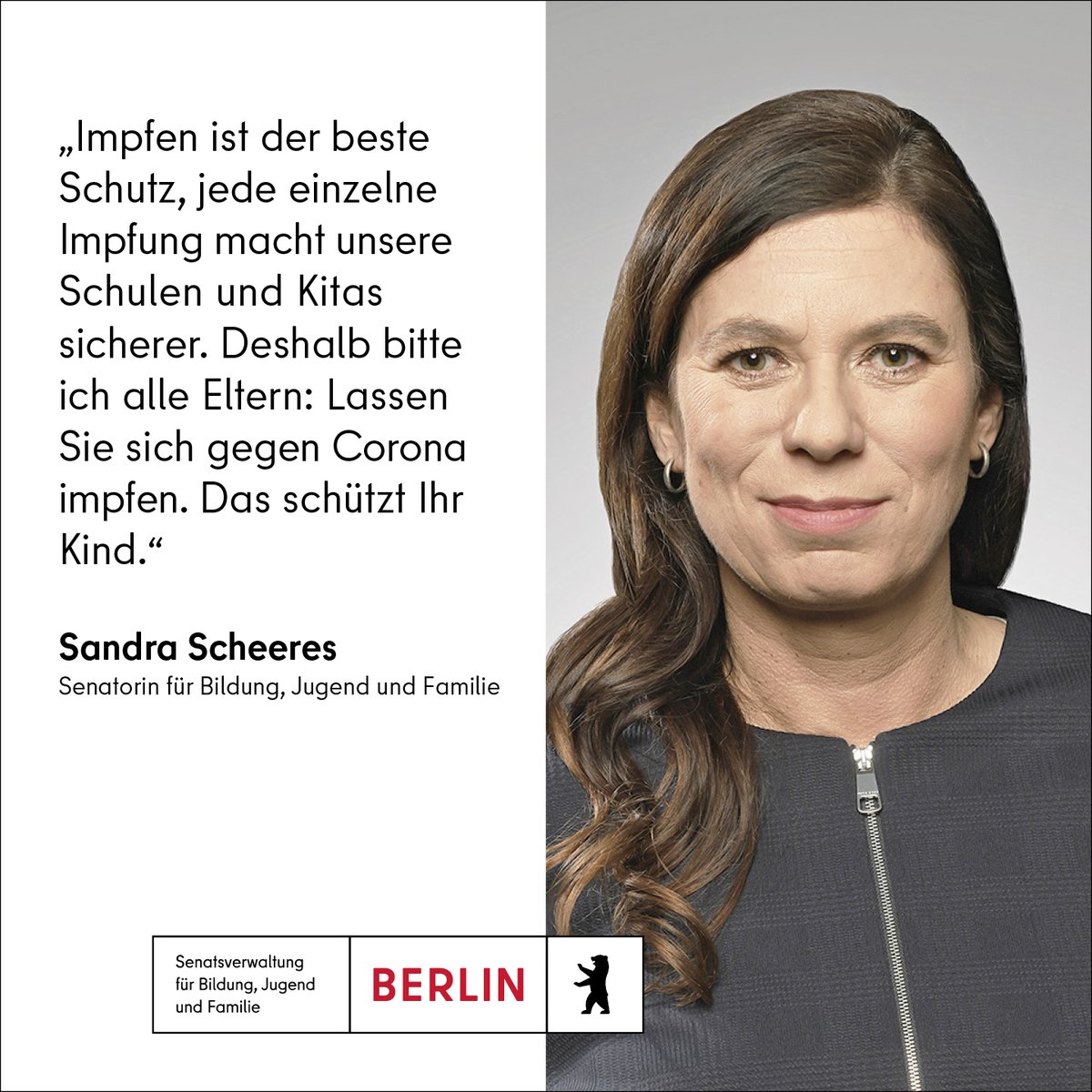 Gemeinsam Schulen und Kitas sicher machen. Jede Impfung schützt – Sie und Ihre Kinder. Jetzt Termin vereinbaren ☎️030 9028 – 2200, online oder einfach und unkompliziert ohne Termin ▶️service.berlin.de/corona/
@NormanHeise <a href="/LeakBerlin/">LEAK Kita Eltern</a> @LSABerlin <a href="/RegBerlin/">Senatskanzlei Berlin</a> @SenGPG
