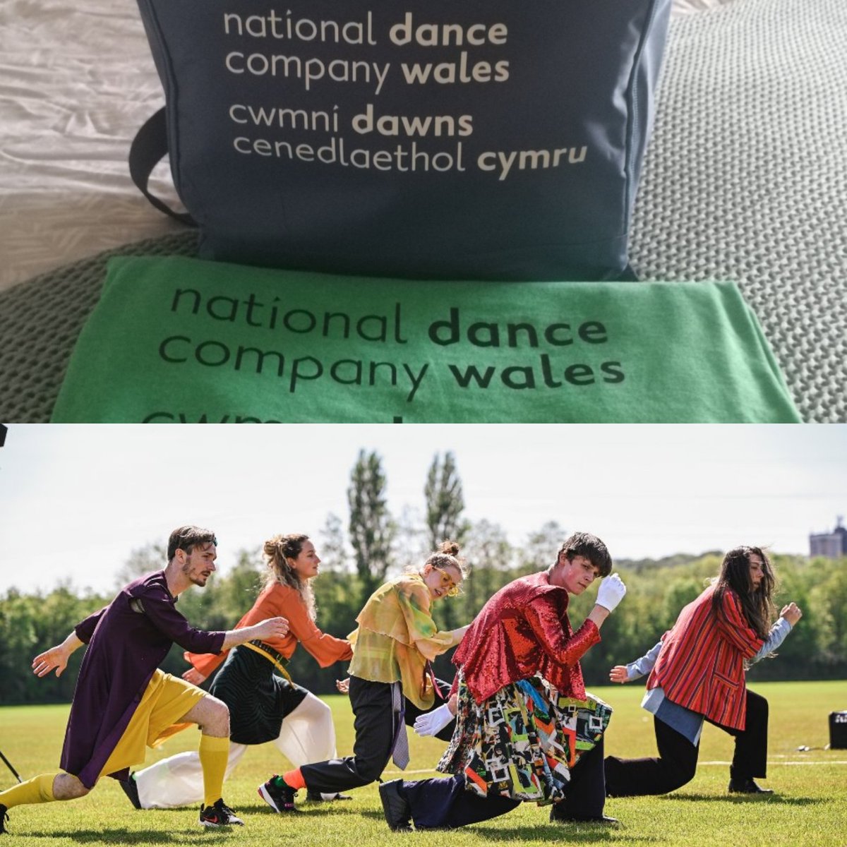 Beccca04's tweet photo. Today's the day! The t shirt is back on after 17 months 🎉😎 looking forward to two sold out shows for @ndcwales today at @chaptertweets #openairperformance #ndcwales #dance #outdoorevents #Cymru https://t.co/tAKqwuV4dj
