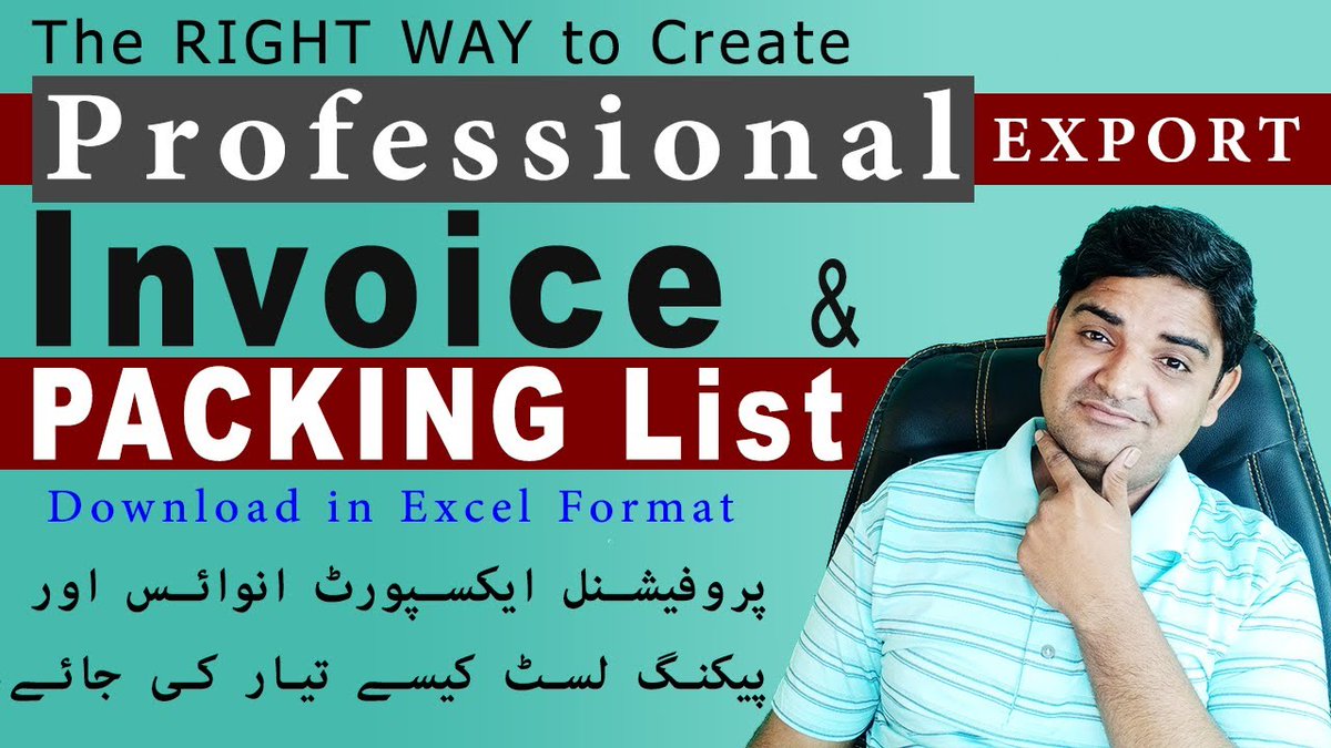 The Right Way to Create Professional Export Invoice and Packing List (Download Excel Format)
Watch this video guide on YouTube

👉 youtube.com/watch?v=JIKoqK…