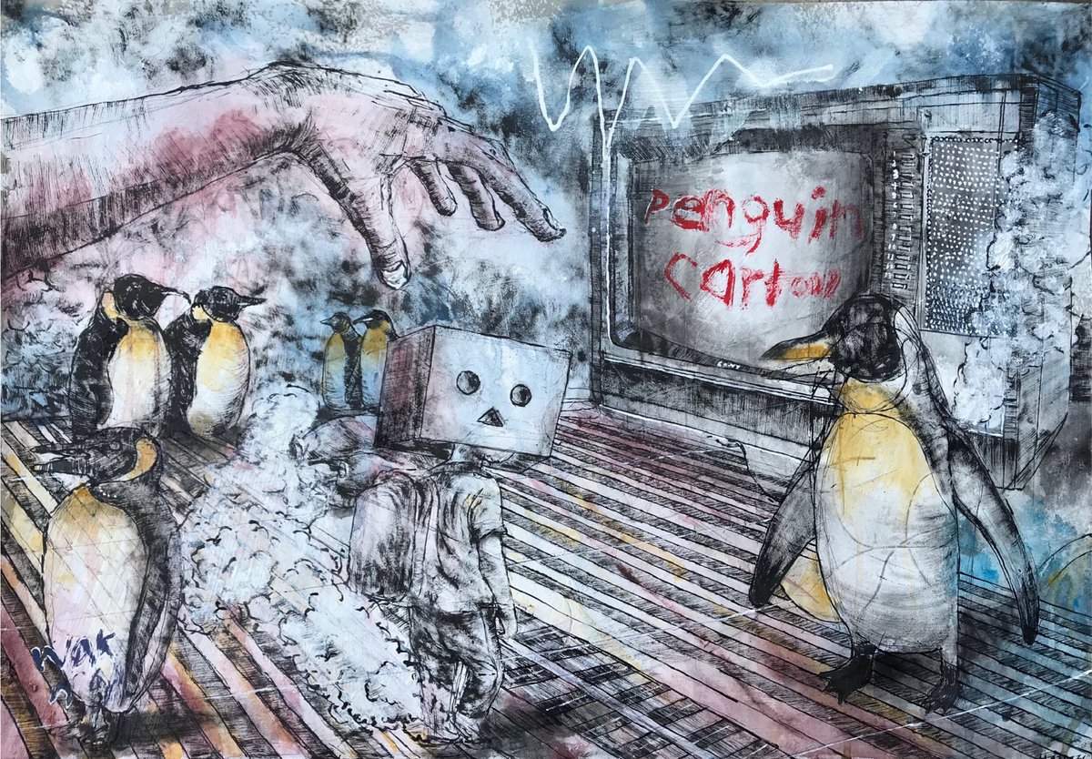 hfizstudio99's tweet photo. Final drawing #art #artoftheday #artchild #artstyle #artlife #artwork #artstudio #artsofinstagram #finaldrawing #drawing #contemporaryart #mixedmedia #explore #experience #observation https://t.co/IUotOxwUMV