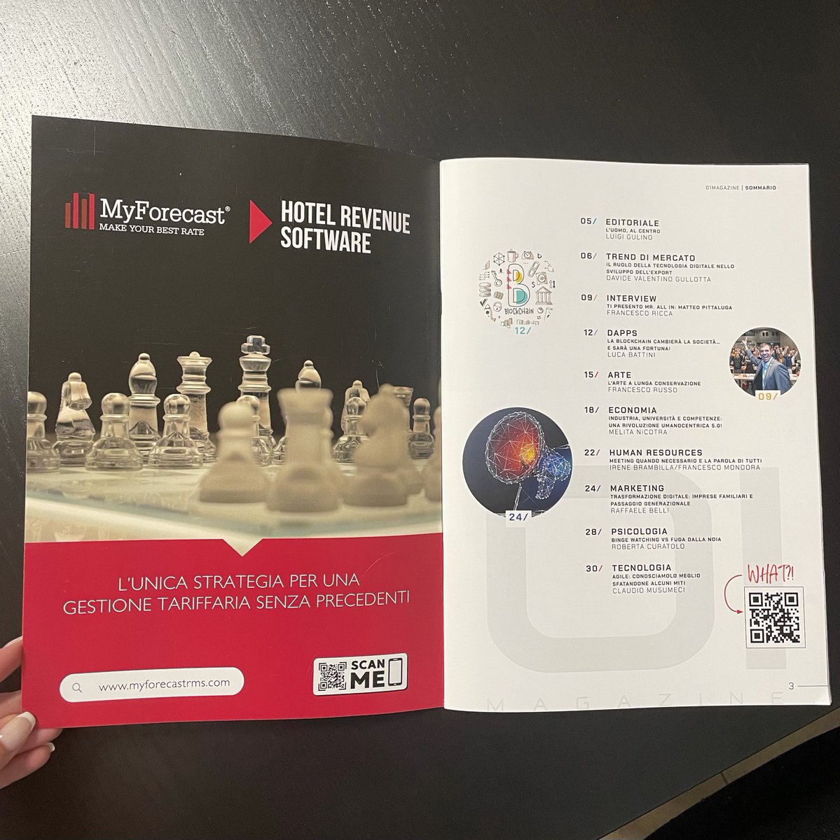 #MyForecast è su #01MAGAZINE, la testata giornalistica sulla trasformazione digitale. 

#revenuemanagement #revenuesoftware #hoteltech #digitalizzazione #hotelrevenue