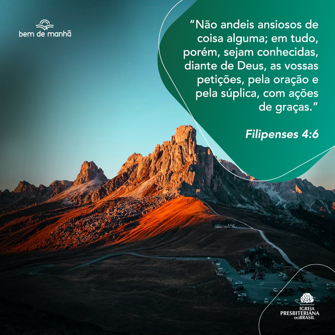 ipboficial's tweet photo. Filipenses 4:6 https://t.co/COmDLb2vJu