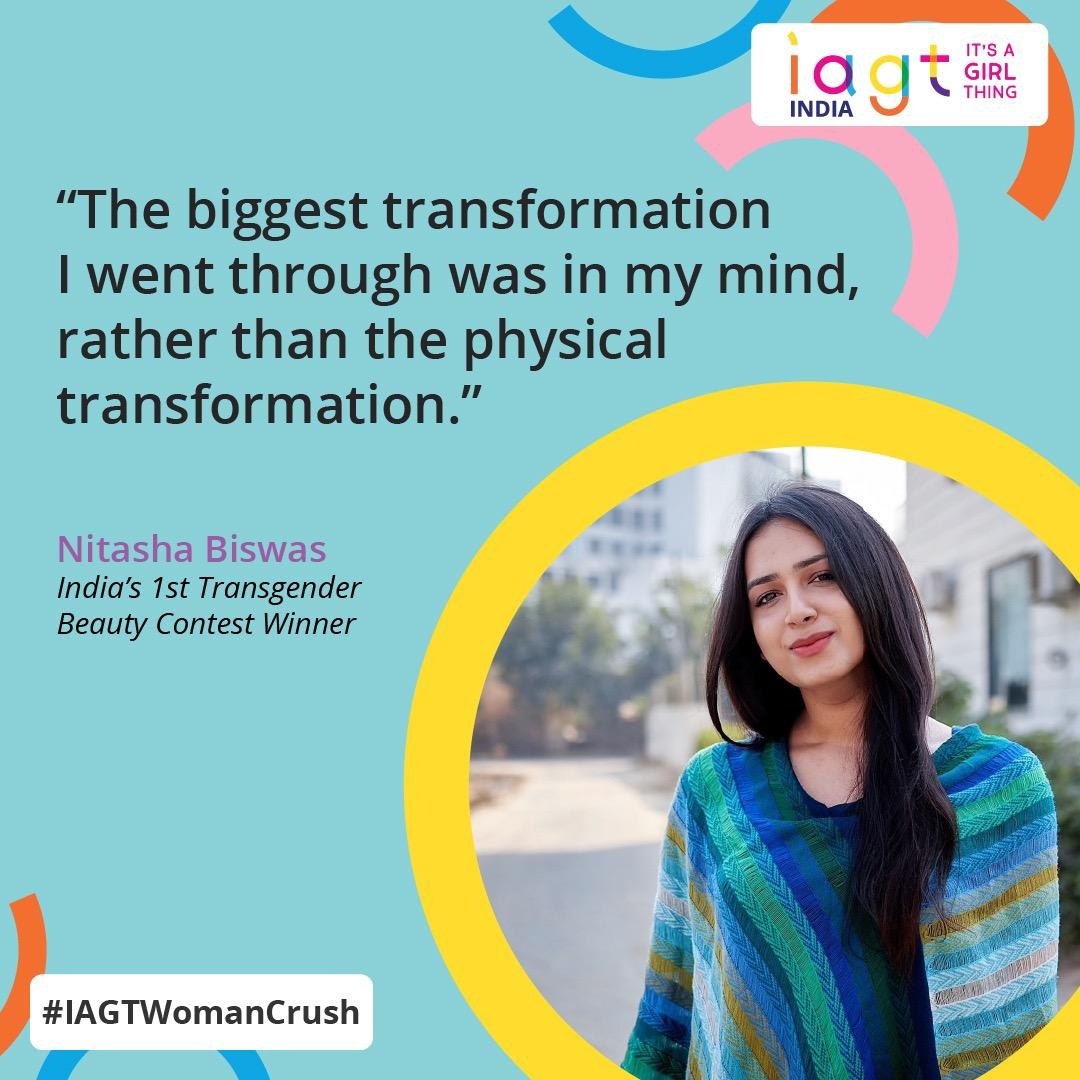 Empowered women empower women. 
A trans activist, actor and model, she's shattering the glass ceiling. With strength and willpower to do it all. 

Cheers to <a href="/nitasha_biswas/">Nitasha Biswas</a>! 🙌🏼

#womencrushwednesday #pride #transgender #itsagirlthing
