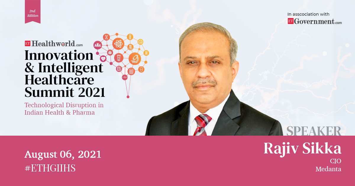ETHealthWorld's tweet photo. #LiveNow
"Another myth was telemedicine will be used mostly by youngsters but more than 50% of consultation was for people who were 50 years and above" - Rajiv Sikka, CIO, @medanta
Join Now: https://t.co/YSSg03r87D
Auditorium 2
#ETHGIIHS
In association with @ET_Government https://t.co/ZSwzWeeRWo
