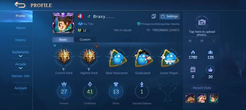 Rye_Cullen's tweet photo. @JoshCullen_s M5 this season

Ml id: 585887441  yung m5

May smurf epic meron 

Epic acc id : 793105843 https://t.co/FLznaYf5kE