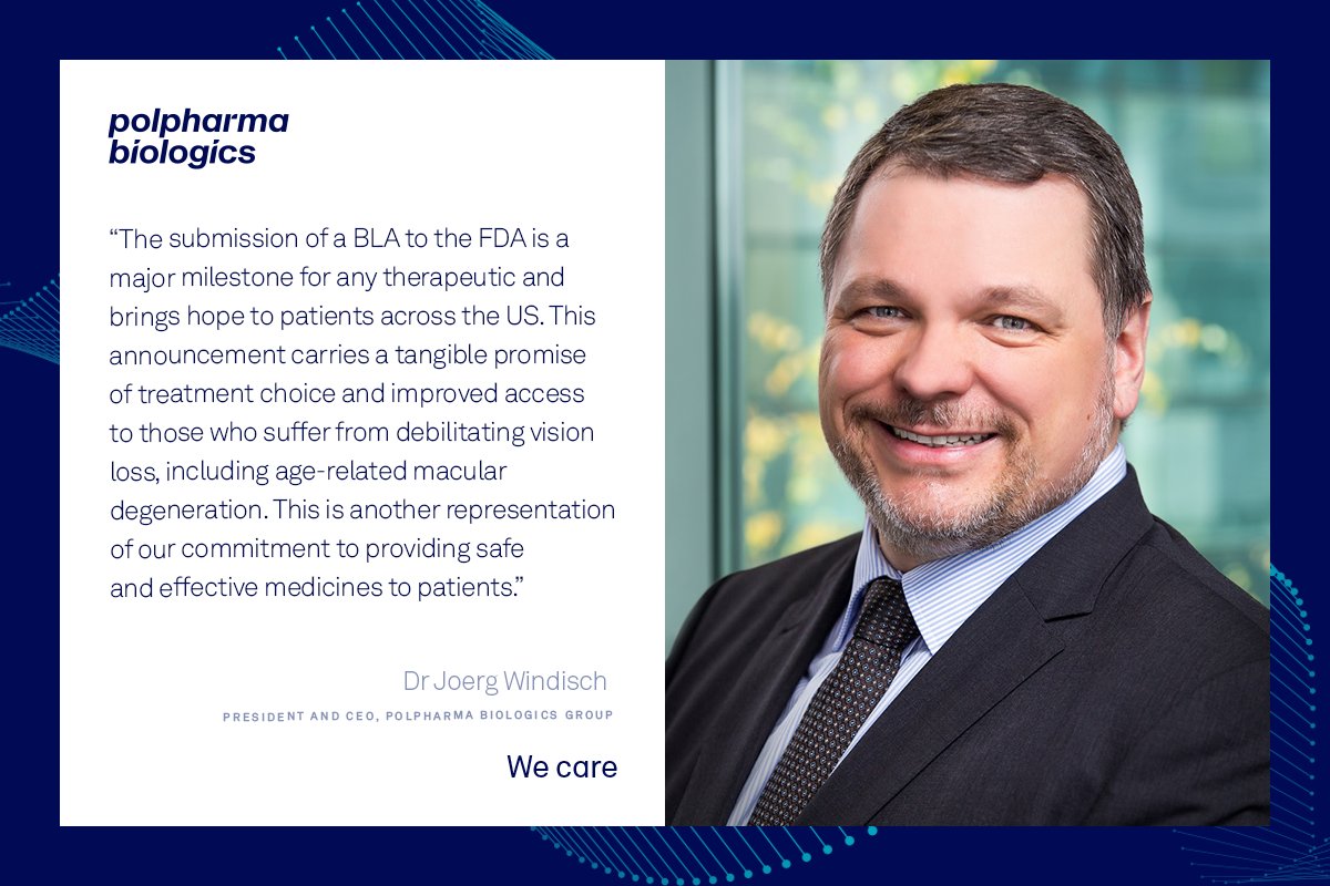 We are excited to announce that our joint venture Bioeq has submitted a biologics license application for biosimilar Ranibizumab to the FDA.

Read the full press release here: polpharmabiologics.com/en/knowledge/l…