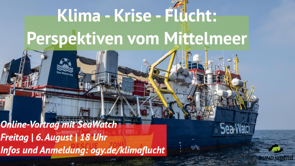 Heute! 18 Uhr!
▶️ Anmeldung: bundjugend-hamburg.de/klimaflucht