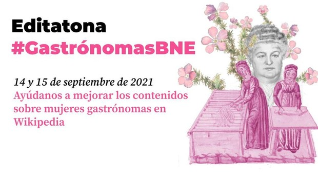 La <a href="/BNE_biblioteca/">Biblioteca Nacional de España</a> rendirá homenaje a las mujeres de la gastronomía española con una 'editatona':  La iniciativa, organizada junto con <a href="/eswikipedia/">Wikipedia en español</a>, se enmarca en las celebraciones del centenario de la muerte de Emilia Pardo Bazán abc.es/cultura/abci-b… en <a href="/ABC_Cultura/">ABC Cultura</a>