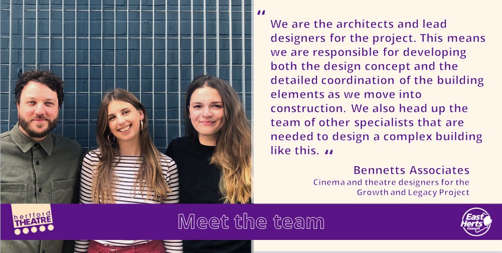 BEAMHertford's tweet photo. Meet our architects and designers for our Growth and Legacy Project. They're a great bunch!
Find out more about the project on the website โ https://t.co/xq62MItI0p
#growthandlegacyproject #hertfordtheatre #enablingcommunities
@EastHerts @BennettsAssocs https://t.co/Q4yMN5XuYL