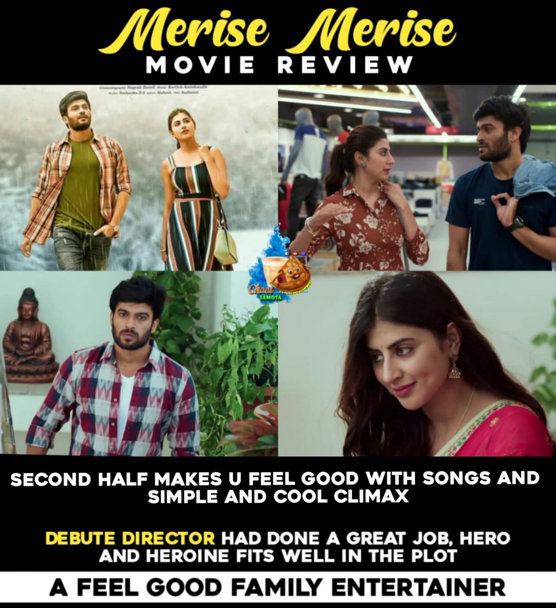 KothuriMovies's tweet photo. Thanks to everyone for the amazing response all over and making #MeriseMerise a huge hit 
@idineshtej, @shwetaavasthi                                                                                                                                        @iampawankumar_k https://t.co/ZQBFX4USBA