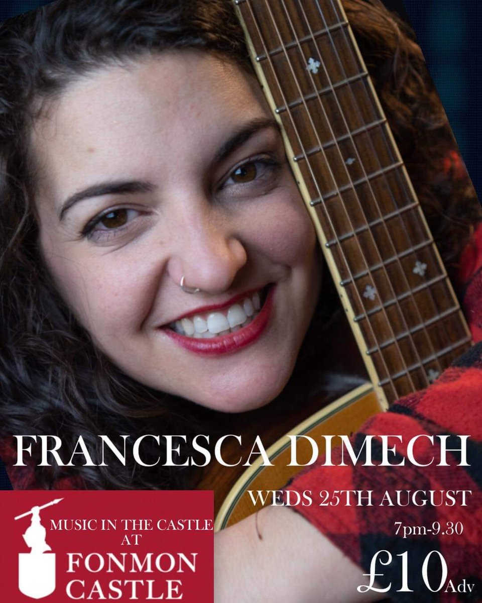 Wednesday 25th August 2021

MUSIC AT THE CASTLE

The first ,of many, in our Castle Cultural Local Artist Support Evenings With Francescs Dimech
Session 7pm to 9.30pm

Kick back and enjoy our wonderful castle grounds , bar and live music event.

Book Now fonmoncastle.com