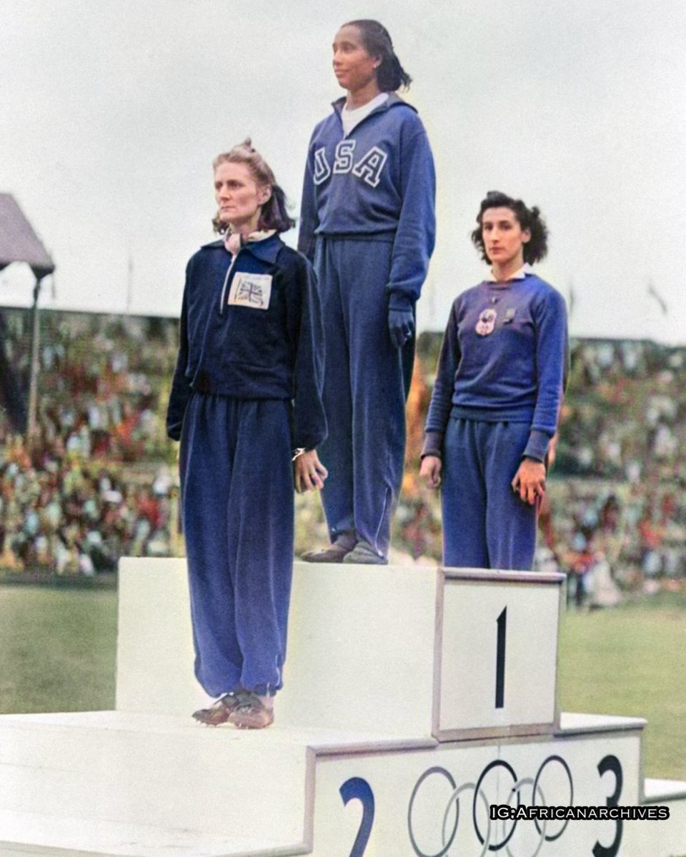 AfricanArchives's tweet photo. On this day in 1948, Alice Coachman became the first black woman to win an Olympic gold medal following a record-setting high jump despite nursing a back injury.

She was often unable to use the training facilities due to segregation &amp; also trained barefoot and used old equipment https://t.co/h1pDSBZKnM