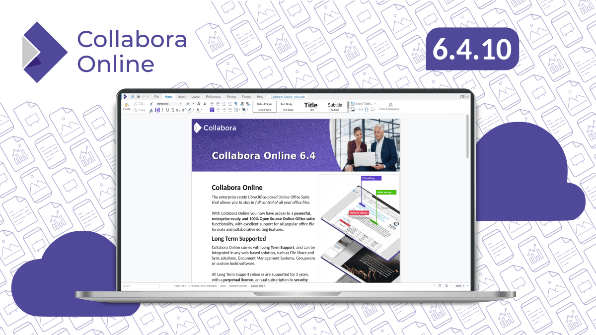 Happy to announce #CollaboraOnline 6.4.10 🌻

Enjoy the new features, improved UI &amp; performance boost:
⚓ image &amp; object anchors
📊 PPTX interoperability improved
🏁 smooth scrolling of PDF files
➕ more

Read &amp; get a demo 👉 collaboraoffice.com/release-news/c…

 #Privacy #DigitalSovereignty