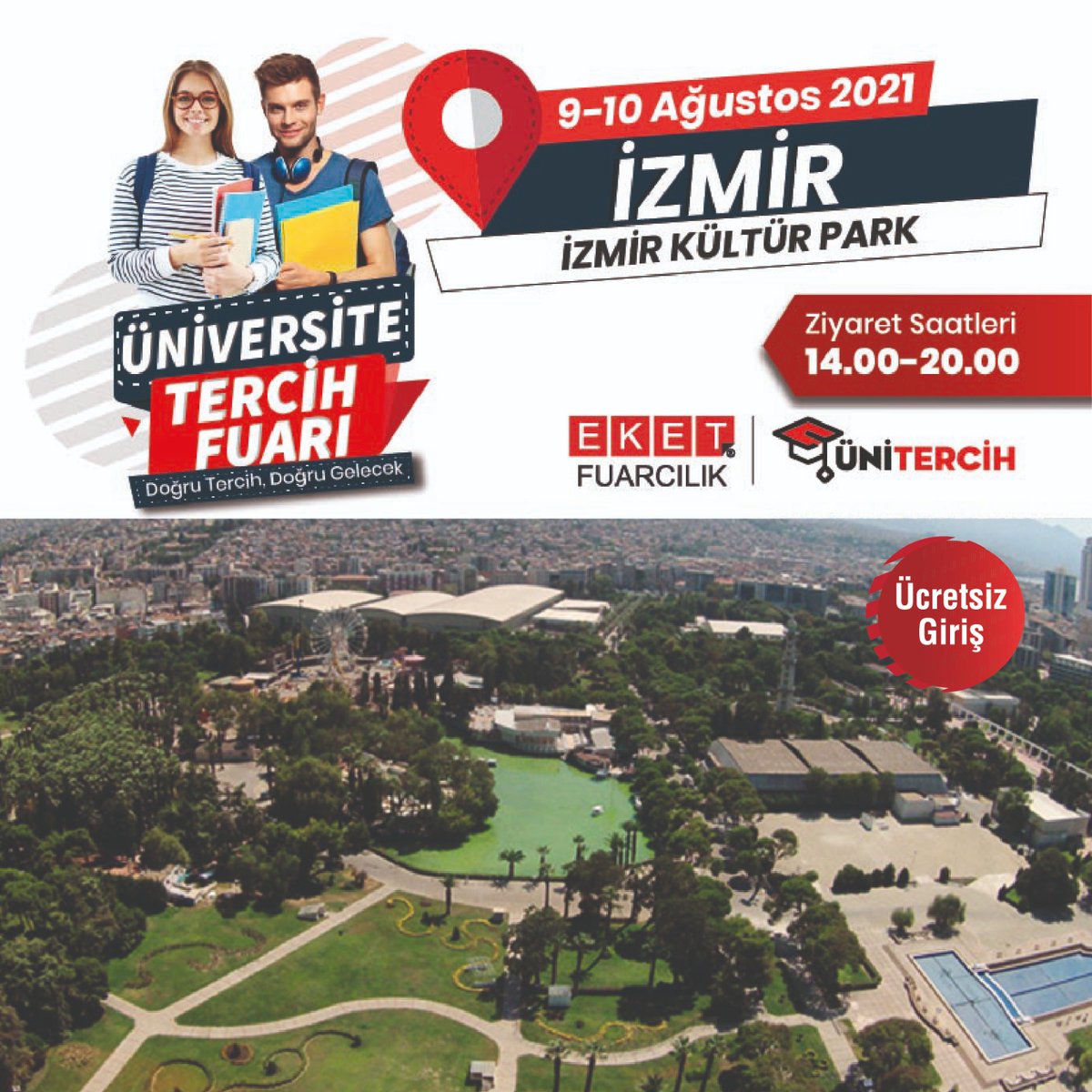 📢Aday öğrencilerimizle beraber olmaya devam ediyoruz. Farklı bölümlerden öğretim elemanlarımızla  <a href="/UniTercih/">Ünitercih</a> İzmir Üniversite Tercih Fuarı'nda İzmir'li aday öğrencilerimizle buluşuyoruz. unitercih.com #universitemDEU #yks2021
🗓️09-10 Ağustos
🕐14:00-20:00 
🗺️Kültürpark