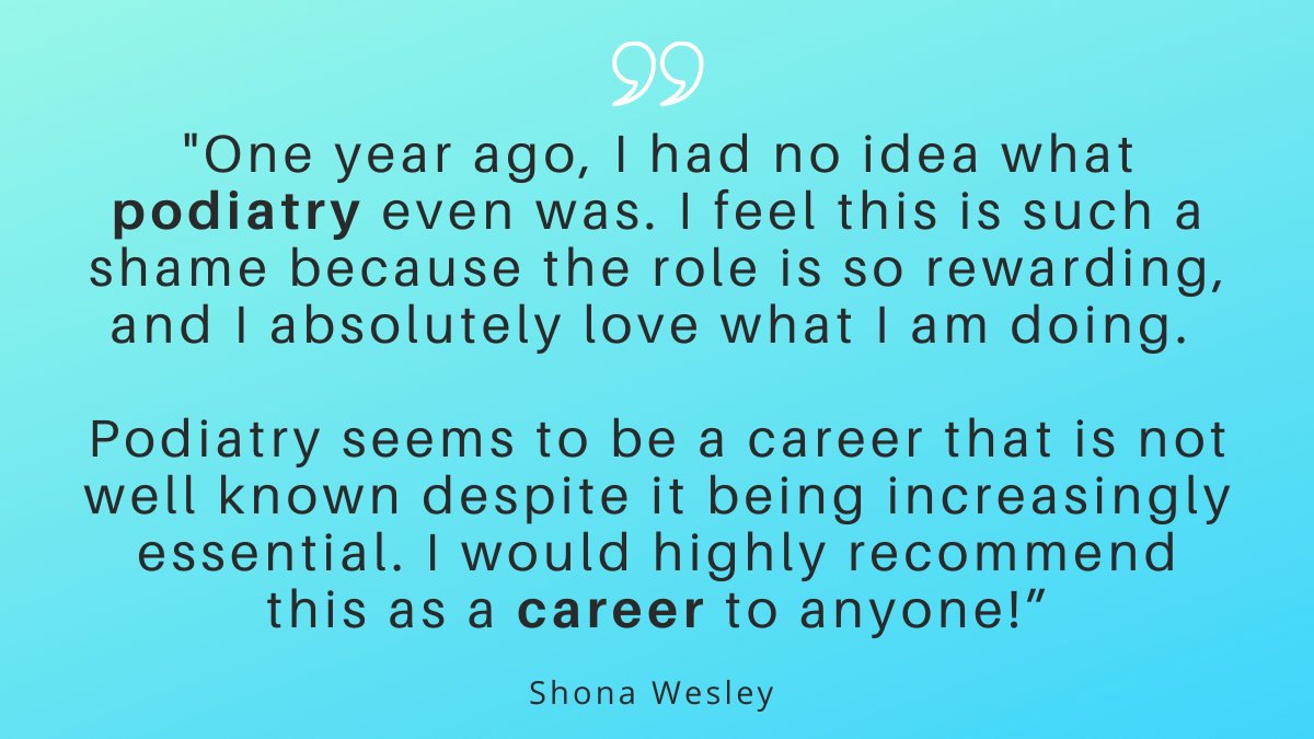 Considering a career in Podiatry? Take a look at one of our student blogs here ow.ly/OrAp50FF9s8 #studypodiatry #studentpodiatrist #podiatry #podiatrycareer