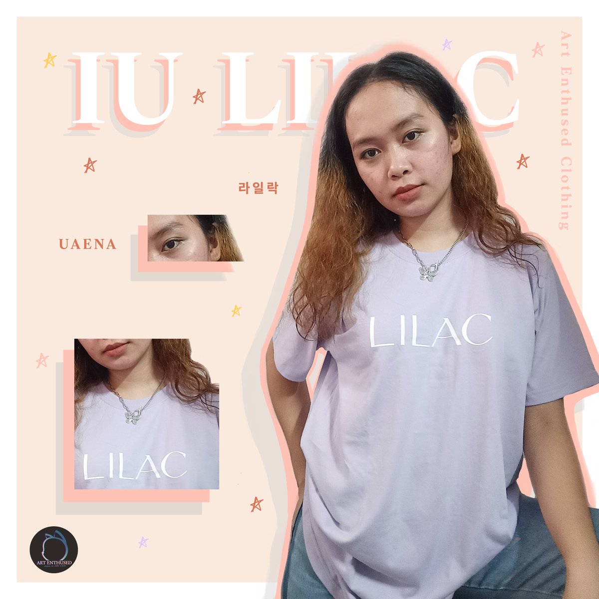 art_enthused's tweet photo. Love resembles misty dream 💭

IU Lilac Minimalist Tees now available 🖤💜

Shop here 🛒
https://t.co/O7otmojNeB

In frame: Desiree C.

#IU #merch #kpop https://t.co/kcjilu7fFO