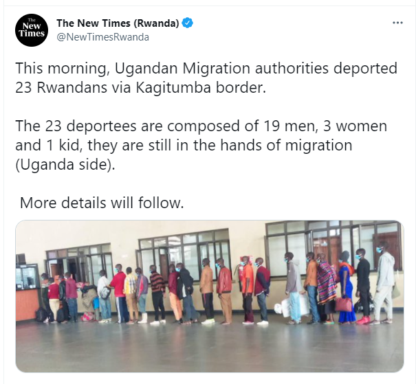 #Rwanda dictator #PaulKagame criminal networks in #Uganda getting smaller, day by day

Good job #Uganda!