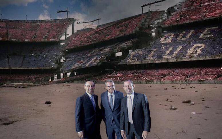 Estos tres y sus propagandistas son los enemigos del Barça. Espero que de una vez le quede claro a todo el mundo.
