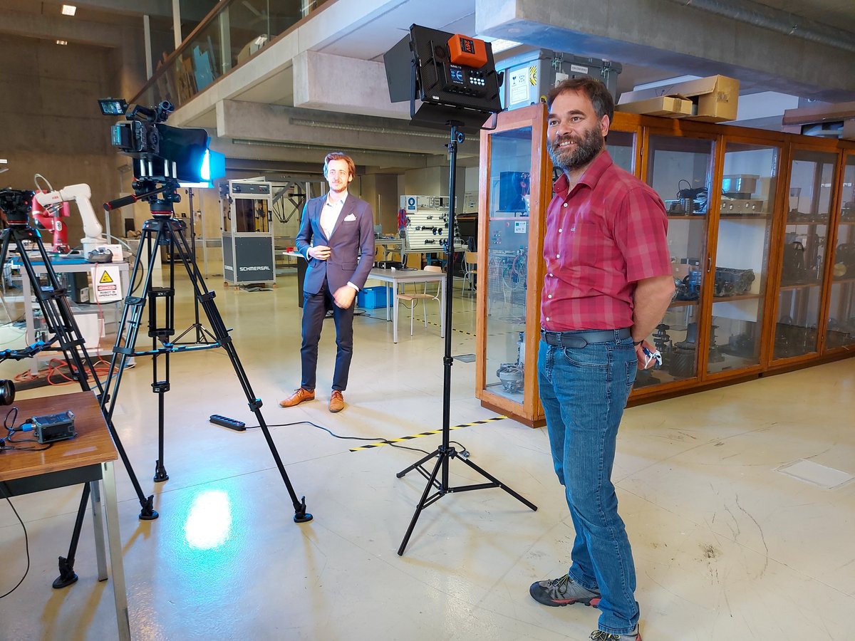 Today was #Shooting Day for our Interreg Euregio Meuse-Rhine #DigitalTwin Academy for our partner <a href="/UniversiteLiege/">Université de Liège</a> !!! We are working around the clock to deliver the best #Online #Innovative Course we can, stay tuned for our future events digital-twin-academy.eu/news/