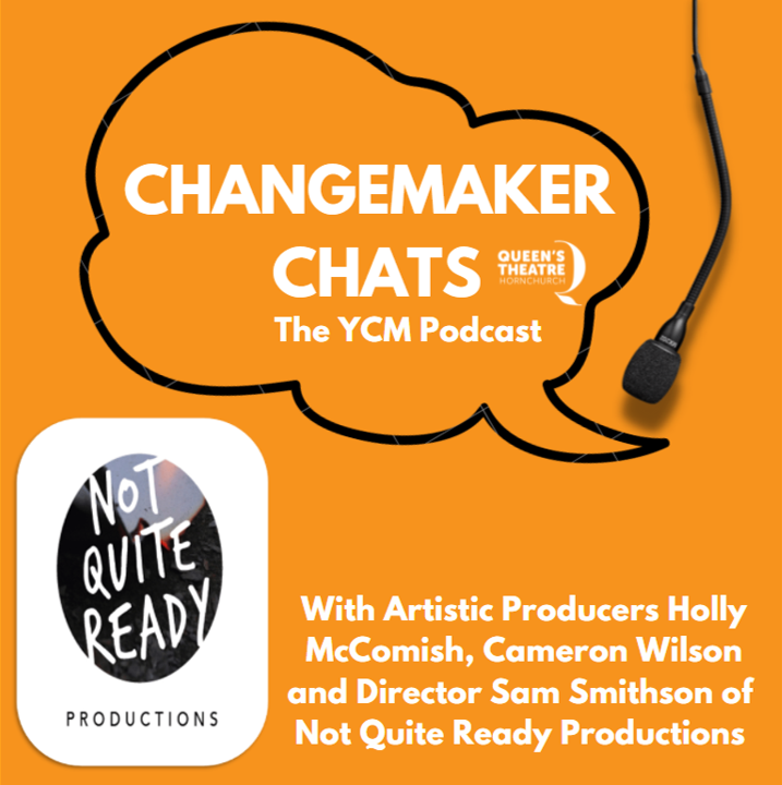 🚨We're back !! We have another amazing Changemaker Chats Podcast, featuring the team at 'Not Quite Ready Productions' talking about their performance at RE-EMERGE and how the commission has helped them develop their work 🎭
  Go Check It Out...
tinyurl.com/notquiteready