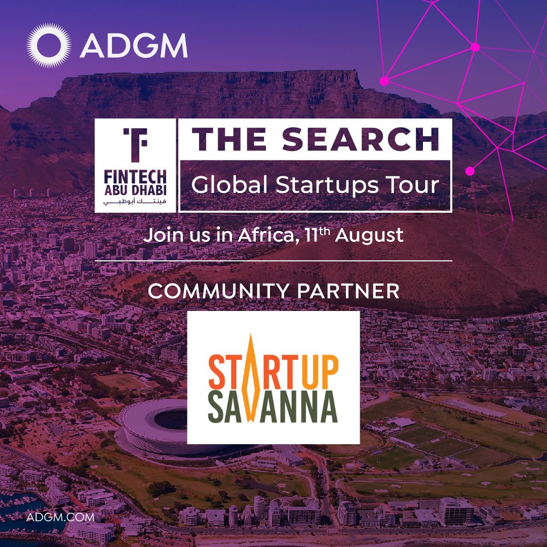 FINTECH ABU DHABI BEGINS SECOND TOUR!
Spotlighting Kenyan excellence in fintech to the world! Next Stop: Africa!

Register to attend #FintechAbuDhabi's second Africa tour this 11th August on lnkd.in/duX5iH3

#StartupSavanna #PositioningKenyaGlobally #GlobalInnovations