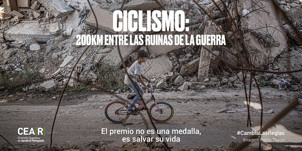 CEARefugio's tweet photo. Hoy terminan los #JuegosOlímpicos pero disciplinas mortales como la natación en aguas abiertas, el salto de valla con concertina o la marcha en el desierto seguirán celebrándose todos los días para las personas migrantes y refugiadas. 

#CambiaLasReglas
👉 https://t.co/9eWbW9MWDk https://t.co/rx02EaZVTg