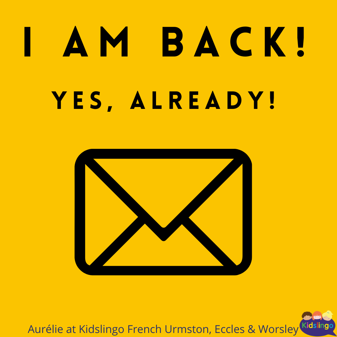 ⭐Bish Bash Bosh!⭐

I am back! Yes, already! 

If you need any information about:  
1-2-1 #frenchlessons
#onlineclasses
#PPAcovers
#schoolclubs
#nurseries #frenchclasses

Then you can email me on: 
𝗮𝘂𝗿𝗲𝗹𝗶𝗲.𝗱𝗲𝘁𝗿𝗲𝘇@𝗸𝗶𝗱𝘀𝗹𝗶𝗻𝗴𝗼.𝗰𝗼.𝘂𝗸
Aurélie