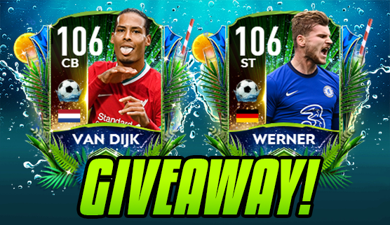 4 Seasons: Summer Celebration Giveaway!

• Choice of 106 Van Dijk or 106 Werner

To enter:
• Follow <a href="/enezsarioglu/">Enez</a> and @EAFIFAMOBILE 
• Like and retweet this tweet
• Reply with the player you want

Also, open my account notification button for future giveaways! 

#FIFAMobile